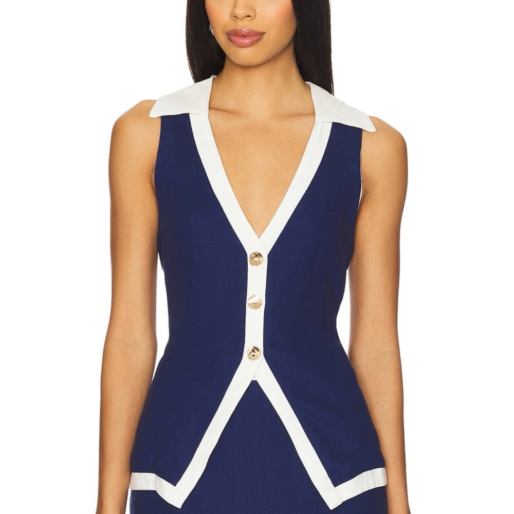 Show Me Your Mumu Colby Vest- Size small